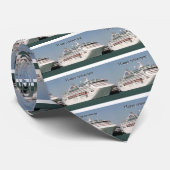 Gefeliciteerd met je pensioen: cruiseschip 2 stropdas (Opgerold)