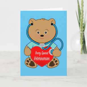 Gefeliciteerd met je pensioen dierenarts met hart kaart