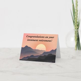 Gefeliciteerd met je pensioen Funny Groet Kaart