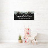 Gefeliciteerd met je pensioen Glitter Confetti Spandoek (Insitu)