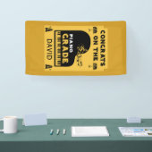 Gefeliciteerd met je pianomuziek examen spandoek (Beurs)