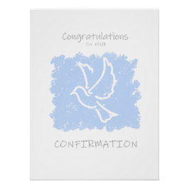 Gefeliciteerd met je poster voor bevestiging perfect poster