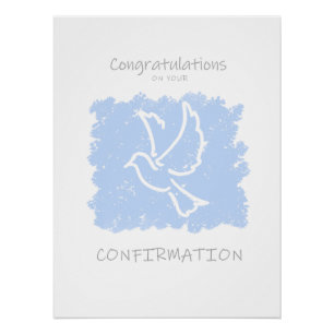 Gefeliciteerd met je poster voor bevestiging perfect poster