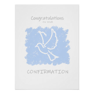 Gefeliciteerd met je poster voor bevestiging perfect poster