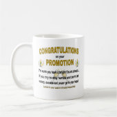 Gefeliciteerd met je promotie koffiemok (Links)