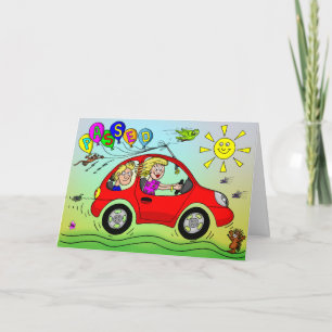 Gefeliciteerd met je rijexamen kaart