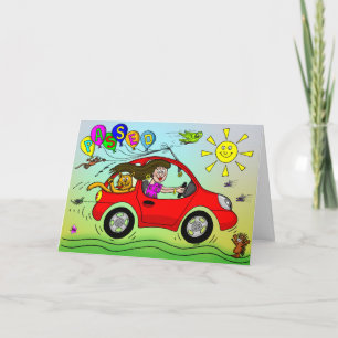 Gefeliciteerd met je rijexamen kaart