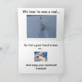 Gefeliciteerd met je scheiding! kaart (Binnen)