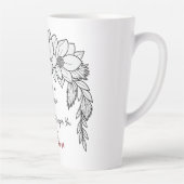 Gefeliciteerd met je scheiding Sterke koffie liefh Latte Mok (Rechts)