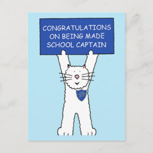 Gefeliciteerd met je schoolcarrière briefkaart