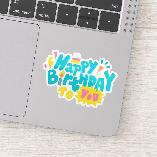 Gefeliciteerd met je sticker (Detail)