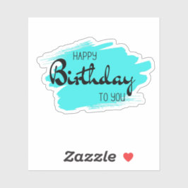 Gefeliciteerd met je sticker