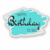 Gefeliciteerd met je sticker (Voorkant)