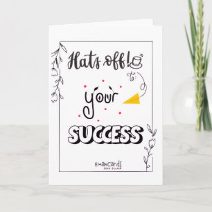 Gefeliciteerd met je succes kaart
