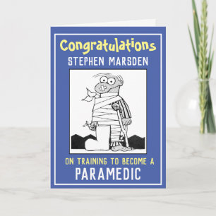 Gefeliciteerd met je training tot verpleegkundige kaart