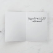 Gefeliciteerd met je trouwdag kaart (Binnen)