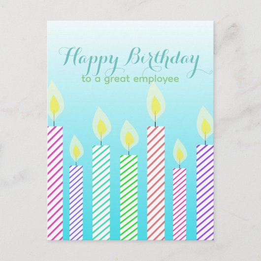 Gefeliciteerd met je verjaardag aan een geweldige briefkaart (Voorkant)