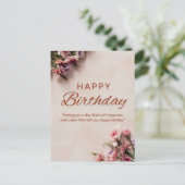 Gefeliciteerd met je verjaardag briefkaart (Staand voorkant)