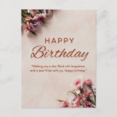 Gefeliciteerd met je verjaardag  briefkaart (Voorkant)