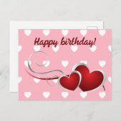 Gefeliciteerd met je verjaardag! briefkaart (Voorkant / Achterkant)