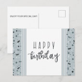 Gefeliciteerd met je verjaardag, Chiropractie Briefkaart (Voorkant / Achterkant)