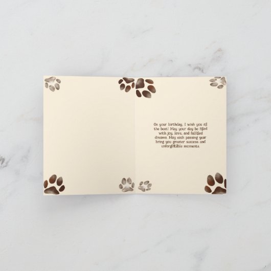 Gefeliciteerd met je verjaardag Engelse Cocker Spa (Binnen)