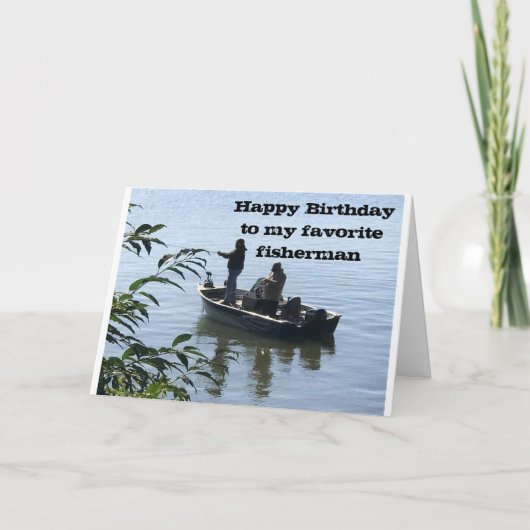 GEFELICITEERD MET JE VERJAARDAG *FAVORIETE VISSEMA KAART (Voorkant)