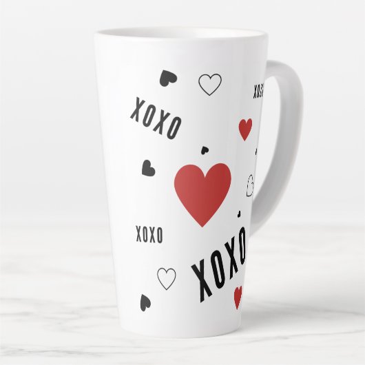 Gefeliciteerd met je verjaardag GENIUS sarcastisch Latte Mok (Rechterhoek)