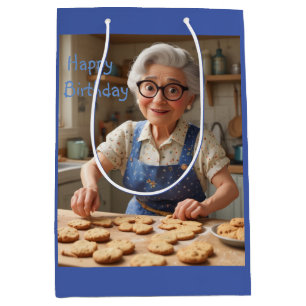 Gefeliciteerd met je verjaardag Gramma Medium Cadeauzakje