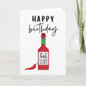 Gefeliciteerd met je verjaardag Hete Kop | Grappig Kaart (Voorkant)
