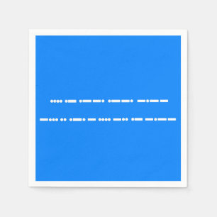 Gefeliciteerd met je verjaardag in Morse Code Servet