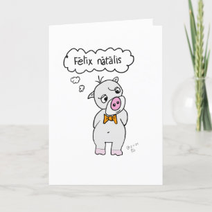 Gefeliciteerd met je verjaardag in PIG-Latin verja Bedankkaart