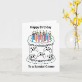 Gefeliciteerd met je verjaardag kaart (Gele Bloem)