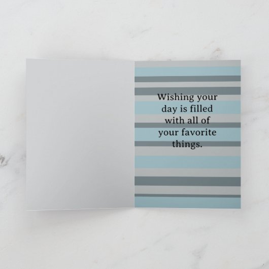 Gefeliciteerd met je verjaardag! kaart (Binnen)