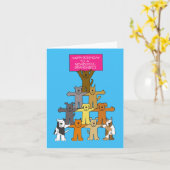 Gefeliciteerd met je verjaardag kaart (Gele Bloem)