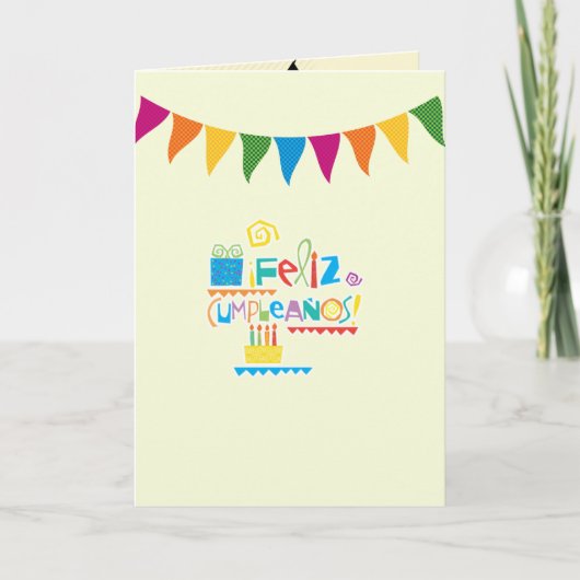 Gefeliciteerd met je verjaardag kaart (Voorkant)