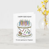 Gefeliciteerd met je verjaardag kaart (Gele Bloem)