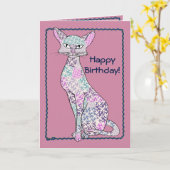 Gefeliciteerd met je verjaardag! kaart (Gele Bloem)