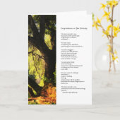 Gefeliciteerd met je verjaardag... kaart (Gele Bloem)