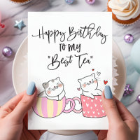 Gefeliciteerd met je verjaardag, mijn beste thee |