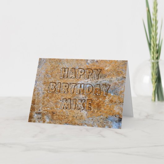 Gefeliciteerd met je verjaardag, Mike! Kaart (Voorkant)