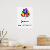 Gefeliciteerd met je verjaardag poster (Keuken)