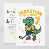 Gefeliciteerd met je verjaardag Sebastian Uitnodi Kaart (Voorkant / Achterkant)