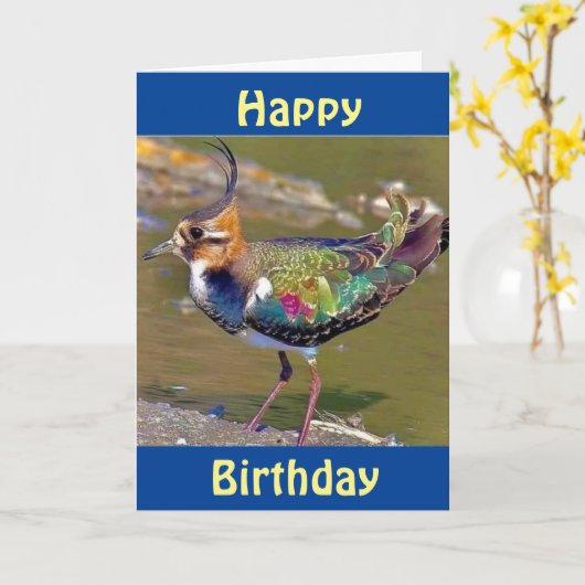 GEFELICITEERD MET JE VERJAARDAG VAN "COMEDISCHE VO KAART (Gele Bloem)