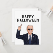 GEFELICITEERD MET JE VERJAARDAG VAN JOE BIDEN KAART (Voorkant / Achterkant in situ)