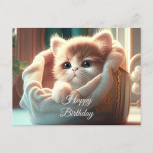 Gefeliciteerd met je verjaardag voor kattenliefheb briefkaart