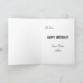 Gefeliciteerd met je verjaardag zus! ...grappig kaart (Binnen)