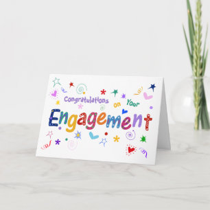 Gefeliciteerd met je Verloving! Kaart