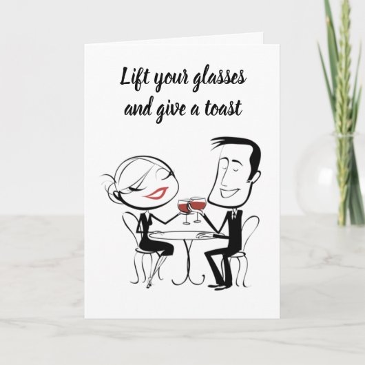 "GEFELICITEERD MET JE VERLOVING" KAART (Voorkant)