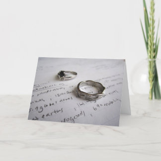 Gefeliciteerd met je Verloving-kaart Kaart